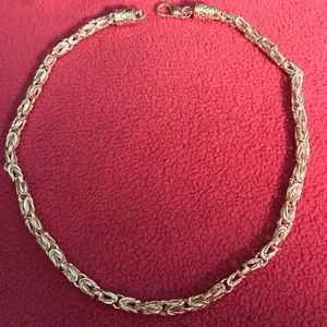 .925 Sterling Silver Byzetine Necklace